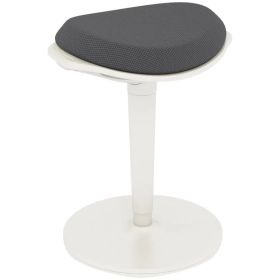 Standing Desk Stool, Ergonomic Wobble Chair, Adjustable Leaning Stool for Office Desks, with Rocking Motion, Grey (Option: Grey)