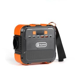Flashfish 120W Portable Power Station, 98Wh/26400mAh Solar Generator Backup Power Battery Pack With AC/DC/Type-c/USB/Flashlight, 110V Power Bank (Option: 98Wh 120W Power Station)