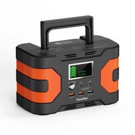 FlashFish 200W Portable Power Station, 166Wh with 230 V AC/DC/USB/Type C/LED Lights, Power Generator Battery for Camping, Travel,  Emergency Powe (Option: 200W Power Station)